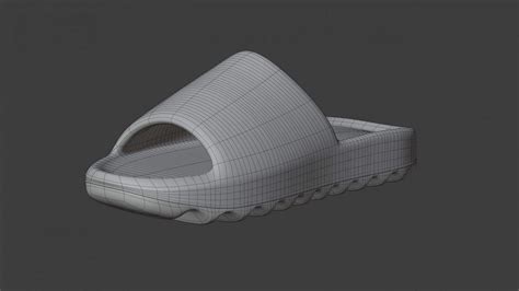 yeezy slide 3d model